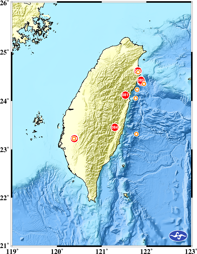 Distribution of Epicenters