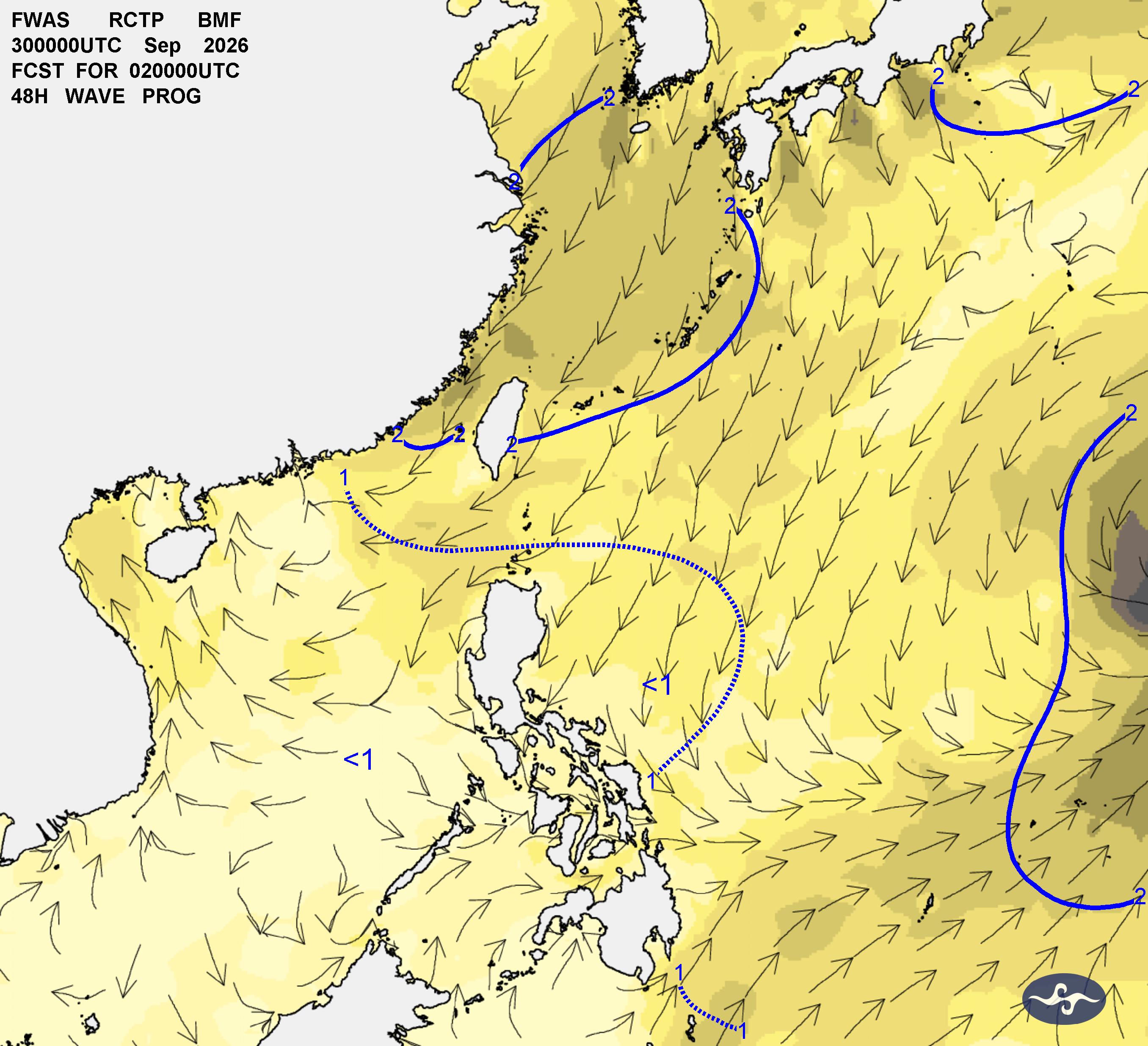 Cross Wave Weather Routine Wave Chart | Central Weather Administration