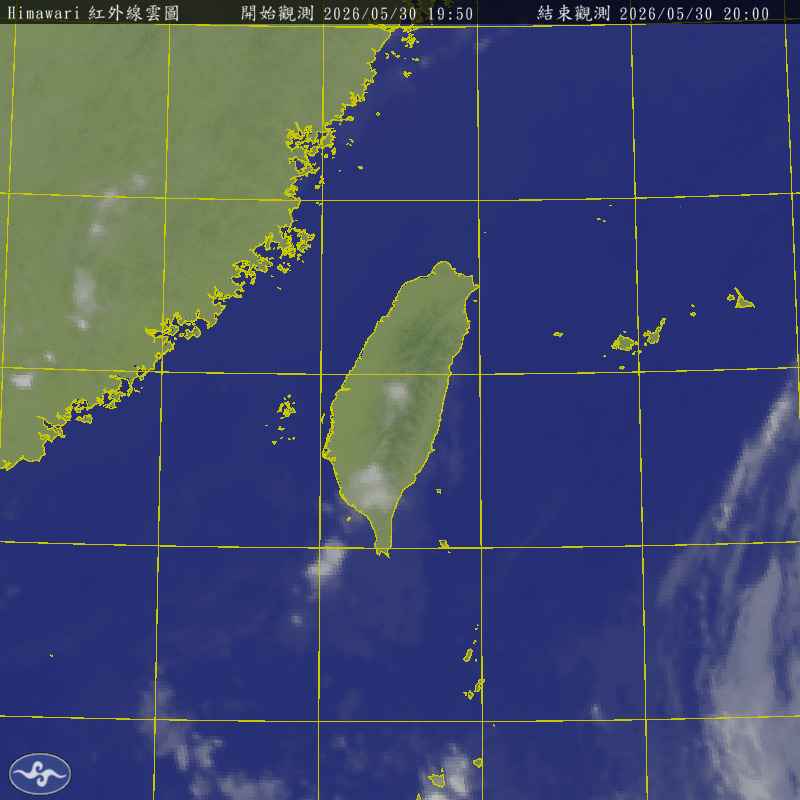 Current Taiwan Satellite View