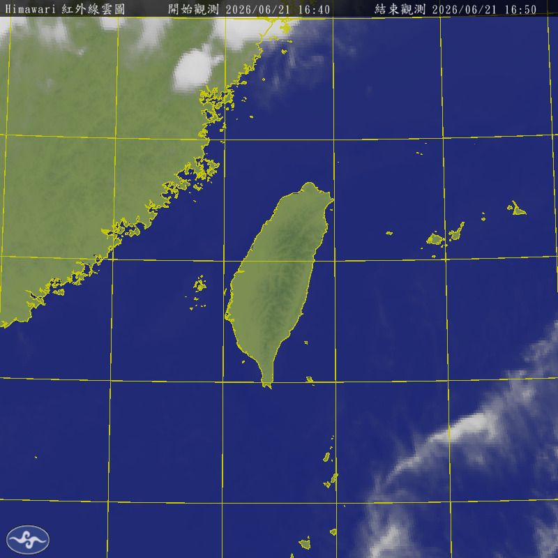 Current Taiwan Satellite View