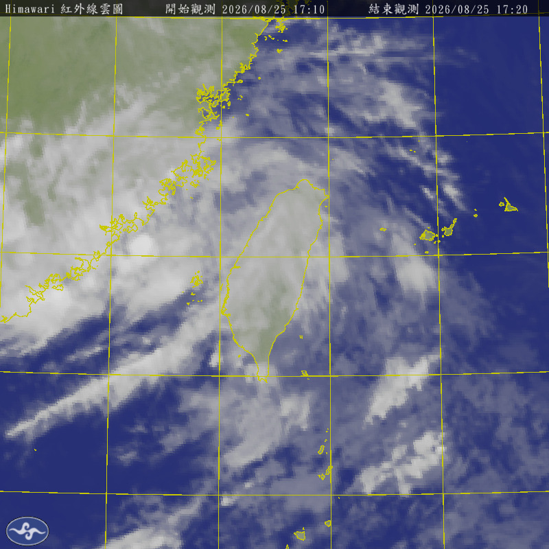 Current Taiwan Satellite View