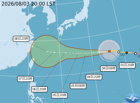 路徑潛勢預報圖