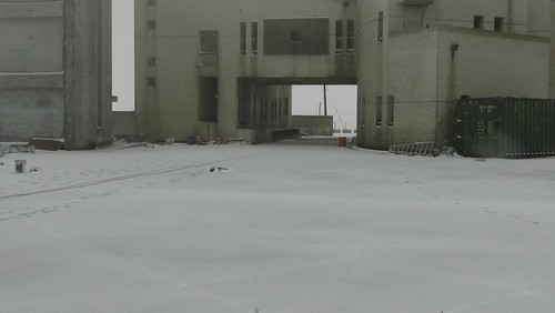 2016年1月24日建站以來，首次降雪。