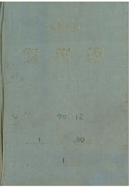 1981年12月觀測簿，此為本站正式成立為交通部中央氣象局蘇澳氣象測站時第一本觀測簿。點此顯示大圖(彈出視窗)