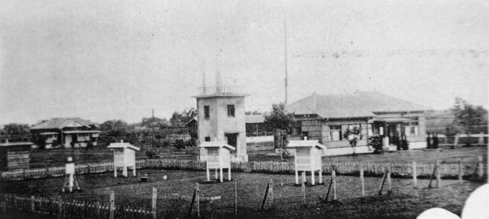 建於1936年3月12日宜蘭測候所(照片年代不詳)。點此顯示大圖(彈出視窗)