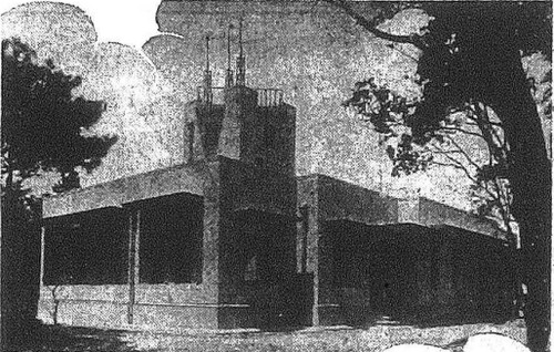 1938年6月20日「新竹觀測所」開所時之樣貌。點此顯示大圖(彈出視窗)