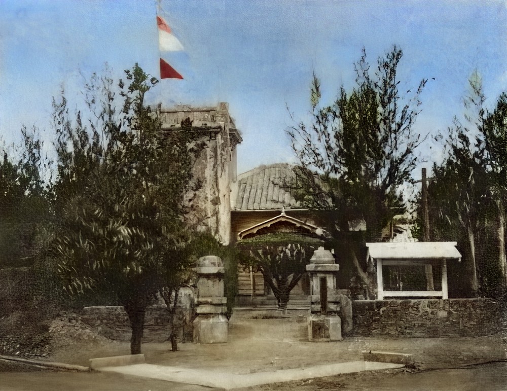約1920年代恆春測候所。點此顯示大圖(彈出視窗)