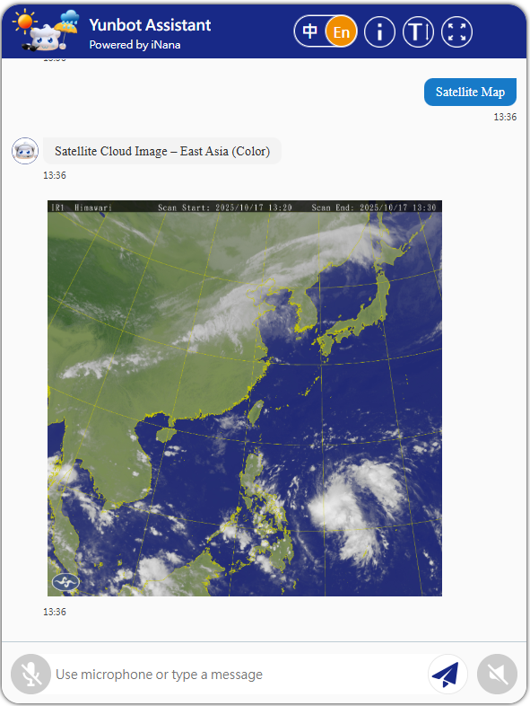 Yunbot Response image